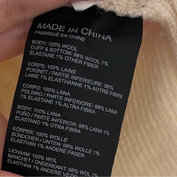 Club Manaco 100% Wool Sweater - Picture 3 of 3